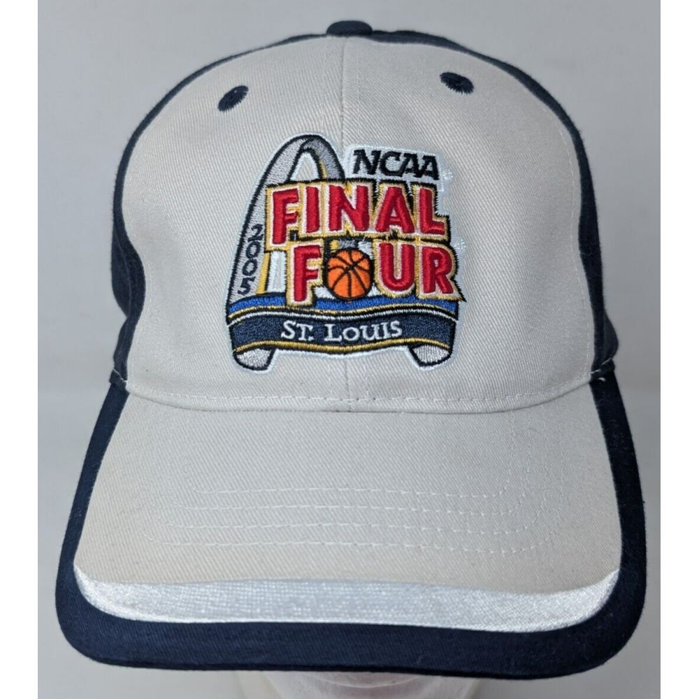 Vintage Y2K NCAA Final Four Basketball 2005 St Louis Baseball Hat Cap Strapback